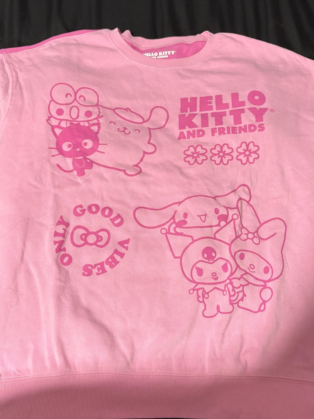Hello Kitty Pink Graphic Crewneck Sweatshirt for Kids